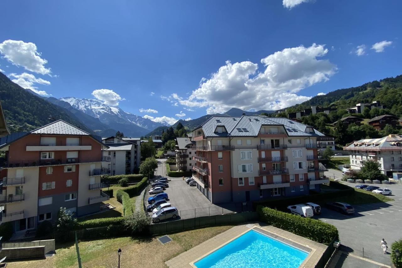 Flat In Residence With Swimming Pool Saint-Gervais-les-Bains Exterior foto